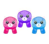 PMS 471431 Vibrant Kirby Jouet en Peluche pour Chat - 17 cm (1 pièce) - Couleurs Assorties Rose, Bleu, Violet, Multicolore