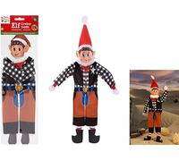 PMS Elfes Behaving Badly Elf Doll Dress Up Outfit Christmas Novelty Accessory Cowboy Costume