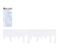 PMS Frange en Forme de Glace 15 x 180 cm dans Un Sac en Plastique avec Carte en-tête