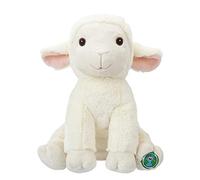 PMS VFM - Agneau 23 cm respectueux de l'environnement Peluche Super Douce en Peluche avec détails brodés fabriqué à partir de matériaux 100% recyclés Votre planète