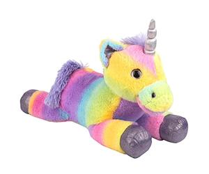 PMS VFM - Licorne en Peluche Arc-en-Ciel 56 cm - Peluche Licorne Arc-en-Ciel - Peluche - Peluche - Doudou - Jouets pour Enfants - Idée Cadeau d'anniversaire pour Filles