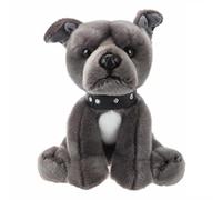 PMS VFM - Staffordshire Peluche Staffordshire Bull Terrier de qualité supérieure 30 cm Peluche de Luxe réaliste Collection Natural World