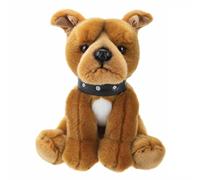 PMS VFM - Staffordshire Peluche Staffordshire Bull Terrier de qualité supérieure 30 cm Peluche de Luxe réaliste Collection Natural World