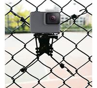 Pmsanzay Support de clôture universel pour caméra d'action/appareil photo numérique/smartphone pour l'entraînement scolaire et les sports de plein air. Pour enregistrer un match de baseball ou de