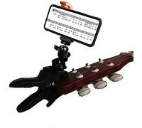 Pmsanzay Support de smartphone rotatif à 360 degrés pour guitare, ukulélé, caméras d'action GoPro et téléphones portables