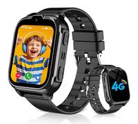 pmstuy Montre Connectée Enfant 4G/GPS/WiFi/Appel Vidéo/IP68 | Montre GPS Enfant Fille Garçon avec Téléphone Chat Familial SOS, Jeux Réveil, Mode Classe, Montre Intelligente Enfants Cadeau