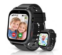 pmstuy Montre Connectée Enfant 4G/GPS/WiFi/Appel Vidéo, Montre GPS Enfant Fille Garçon avec Téléphone Chat Familial, SOS, IP68 Jeux Réveil, Mode Classe, Montre Intelligente Enfants Cadeau