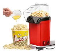 Pmueuff Machine a Pop Corn à Air Chaud, Machine a Popcorn Portable avec Gobelet et Couverture Transparente Sain et Sans Huile Mini Machine à Pop Corn pour Cinémas Maison, Noël, Soirées Cinéma, Fêtes
