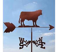 PMYIEXILA Girouette décorative en acier inoxydable pour jardin, terrasse, cour, vache