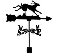 PMYIEXILA Girouette décorative en fer pour jardin, jardin, jardin, jardin, jardin, girouette en fer, scène de ferme, construction, indicateur de direction de la masse, outil de mesure