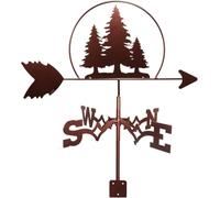 PMYIEXILA Girouette en métal en acier inoxydable pour extérieur, toit en fer, jardin, cour, décoion, indicateur de direction