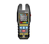 PN131 Pince multimètre numérique rechargeable 4000 points AC DC Ampèremètre avec alarme True RMS NCV Design de type U pour les amateurs de test de câbles industriels Noir (PN131)