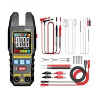 PN131 Pro Pince multimètre rechargeable 4000 points avec ampèremètre AC/DC Test de résistance et système de détection de tension sans contact
