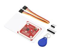 PN532 NFC NXP Kit de module V3 AYWHP 1 module de lecteur de communication en champ proche I2C, module de lecture de carte NFC, lecteur de carte RFID, autocollant NFC compatible avec Arduino