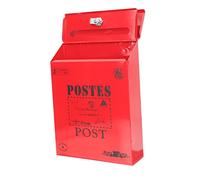 PNAJFUEL Boîte Aux Lettres Murale Boîte Aux Lettres Verrouillable Boîte Aux Lettres Murale Décorative Vintaboîtes Aux Lettres Magnétiques