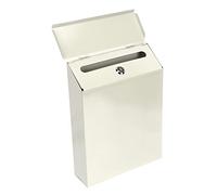 PNAJFUEL Boîte Aux Lettres Murale de Style Européen Boîte Aux Lettres Décorative Et Créative Boîte Aux Lettres Sécurisée Et Verrouillable/bei/29.50X21.80X6.00Cm