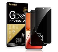 Pnakqil 2 Pièces Protection D'écran Anti-Espion pour OPPO Reno 12 FS 5G/4G, OPPO Reno 12F 5G/4G TPU Protection Ecran, Sans Bulle, Compatible avec d'empreintes, Installation Facile [Non-Verre]