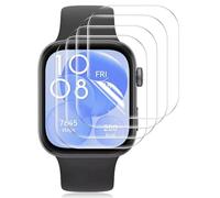 Pnakqil 4 Pièces Protection Écran pour Huawei Watch Fit 3 - Auto-Cicatrisant TPU Flexible Protector, HD Clair [Sans Bulles] Protecteur, Anti-Rayure Protection D'écran Completa (Kit Inclus)