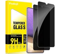 Pnakqil Verre Trempé Anti Espion pour Samsung Galaxy A32 5G 2 Pièces,Anti-Espion Film Protection écran,9H Dureté Privacy Protecteur D'écran,Anti Rayures Sans Bulles Confidentialité Vitre