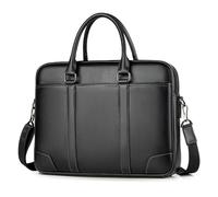 PNAWLLCF Sac à Main Sac à bandoulière Porte-Documents Grande capacité Sac à bandoulière Affaires Sac à Corps Souple Sac de Messager(Svart)