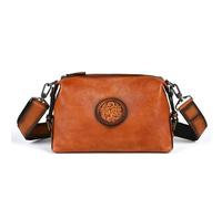 PNAWLLCF Sac Homme Sac Bandoulière Sac Bandoulière Diagonale Croix Homme Cuir Souple Décontracté Cartable Homme