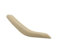 PNBVW 1 poignée de porte intérieure de voiture en cuir for B//M//W X5 X6 F15 F16 2014-2018(Beige,Right)