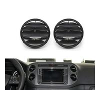 PNBVW Lot de 2 grilles de ventilation for climatisation avant et arrière de voiture for VW V//olkswage//n Tiguan 2010 2011 2012 2013 2014-2017(Middle)