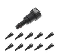 PNBVW Raccord de tuyau de carburant en caoutchouc for voiture, 1/2/5/10 ID8 9,89, connecteur à dégagement rapide, outils automobiles(10PCS)