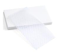 Pndeyo Lot de 100 feuilles de papier pour cheveux respirants, jetables, résistantes aux hautes températures, accessoires de coiffure pour permanentes froides et chaudes - Blanc