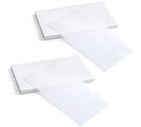 Pndeyo Lot de 140 feuilles de papier fin jetables pour permanente de cheveux, résistants aux hautes températures, accessoires de coiffure pour permanentes froides et chaudes - Blanc