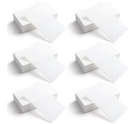 Pndeyo Lot de 300 feuilles de papier pour permanente capillaire - Épais - Jetables - Résistance aux hautes températures - Accessoires de coiffure pour permanentes froides et chaudes - Blanc