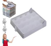 Pnedeodm 2026 New Clothes Organizers and Storage, Stackable Closet Organizer for Shirts & Clothes, Lazy Clothes Folding Board with Easy Access, Stackable Shirt Organizer for Storage (5* Gray)