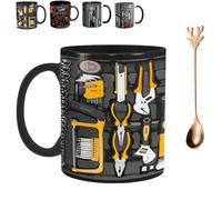 Pnedeodm 2026 New Mechanic Toolbox Mug, Creativity Funny Coffee Mug - Mechanic Toolbox Set, Ultimate Black Tool Box Ceramic Cup Kit for Engineer Men Him Dad (A)