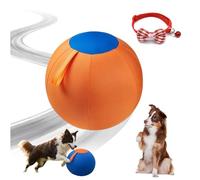 Pnedeodm Ballon Chien Interactif Ultra-Résistant - Ballon Increvable pour Chien Actif, Jouet Indestructible Grande Taille pour Extérieur, Stimule l'Instinct de Poursuite (B, 55cm)