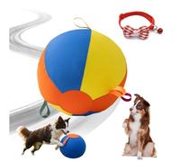 Pnedeodm Ballon Chien Interactif Ultra-Résistant - Ballon Increvable pour Chien Actif, Jouet Indestructible Grande Taille pour Extérieur, Stimule l'Instinct de Poursuite (D, 45cm)