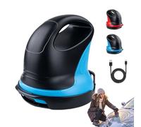Pnedeodm Electric Ice Scraper for Car Windscreen, Cordless Rechargeable Car Ice Scraper with Rotating Disc, Frost Spin Ice Remover for Windshield Windows and Mirrors, Winter Car Accessory (Blue)