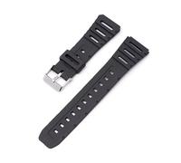 PNESHGTT Bracelet de montre compatible avec les bracelets Casio Watch Accessorise CA-53W CA-61W FT-100W W-520U W-720G souple en TPU 20 mm FT100W(18mm)