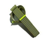 PNESHGTT Bracelet de montre élastique en nylon à fermeture rapide et réglable, compatible avec les fermoirs Comfort D-elugs, 22 mm(Green)
