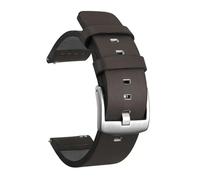 PNESHGTT Bracelet de montre en cuir à dégagement rapide 20 mm/22 mm, compatible avec Samsung Galaxy 3 Active2 40 mm/44, Huawei Watch GT 2 18 mm/24(Grey Silver,18mm)