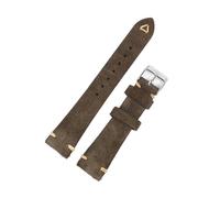 PNESHGTT Bracelet de montre en cuir compatible avec les montres vintage, 20 mm et 22, bleu marron, bracelet remplacement cousu main(Army green,20mm)