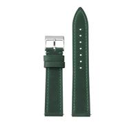 PNESHGTT Bracelet de montre en cuir veau à dégagement rapide, compatible avec les bracelets connectées marron vintage 18 mm, 19, 20, 21 et 22(Army green,21mm)