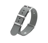 PNESHGTT Bracelet de montre en nylon compatible avec les montres Omega 18 mm, 20, 22 et 24 Convient aux décontractées, militaires sportives. remplacement(Grey,22mm)