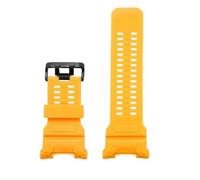PNESHGTT Bracelet de montre en Silicone Compatible avec Casio 3554 Cat Man, trois chaînes représentatives, ceinture résine GPR-H1000(A-yellow black)