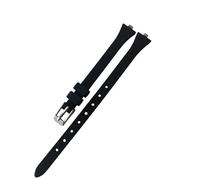 PNESHGTT Bracelet de montre en silicone compatible avec CK K4u236/K4u231, étanche, doux et confortable, for femme, 3 mm(Black-Steel)
