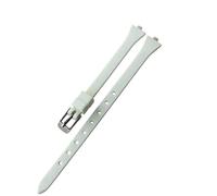 PNESHGTT Bracelet de montre en silicone compatible avec CK K4u236/K4u231, étanche, doux et confortable, for femme, 3 mm(White-Steel)