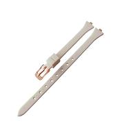 PNESHGTT Bracelet de montre en silicone compatible avec CK K4u236/K4u231, étanche, doux et confortable, for femme, 3 mm(Beige-Rose)