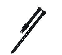 PNESHGTT Bracelet de montre en silicone compatible avec CK K4u236/K4u231, étanche, doux et confortable, for femme, 3 mm(Black-no buckle)