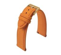 PNESHGTT Bracelet de montre en toile voile 2025, 18 mm, 19, 20, 21, 22, 24, nylon, à dégagement rapide, compatible avec les hommes(ORANGE 3,24mm)