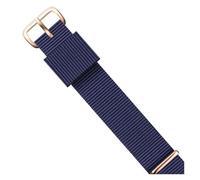 PNESHGTT Bracelet de montre unisexe en nylon, or rose et argent, disponible 14 mm, 16, 18, 20 22, compatible avec les montres Daniel Wellington(05-Rose gold,20mm)