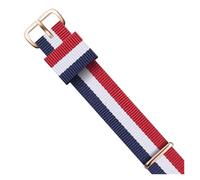 PNESHGTT Bracelet de montre unisexe en nylon, or rose et argent, disponible 14 mm, 16, 18, 20 22, compatible avec les montres Daniel Wellington(09-Rose gold,12mm)